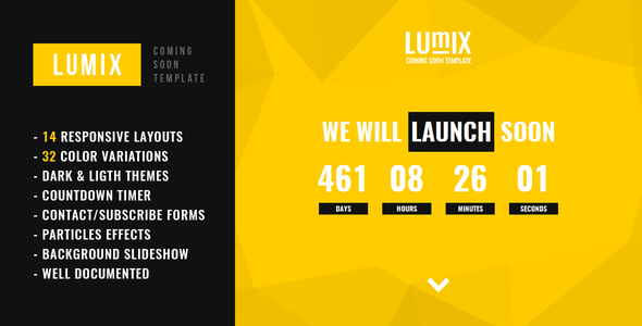 Lumix - Responsive Under Construction Template